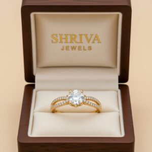 The Royal Solitaire Split-Band Ring