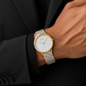 Luxury silver Watch